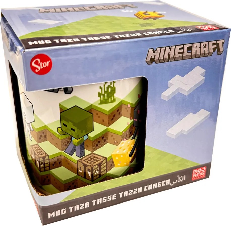 Minecraft TNT Boom porcelán bögre 325 ml (11 oz) Díszdobozban