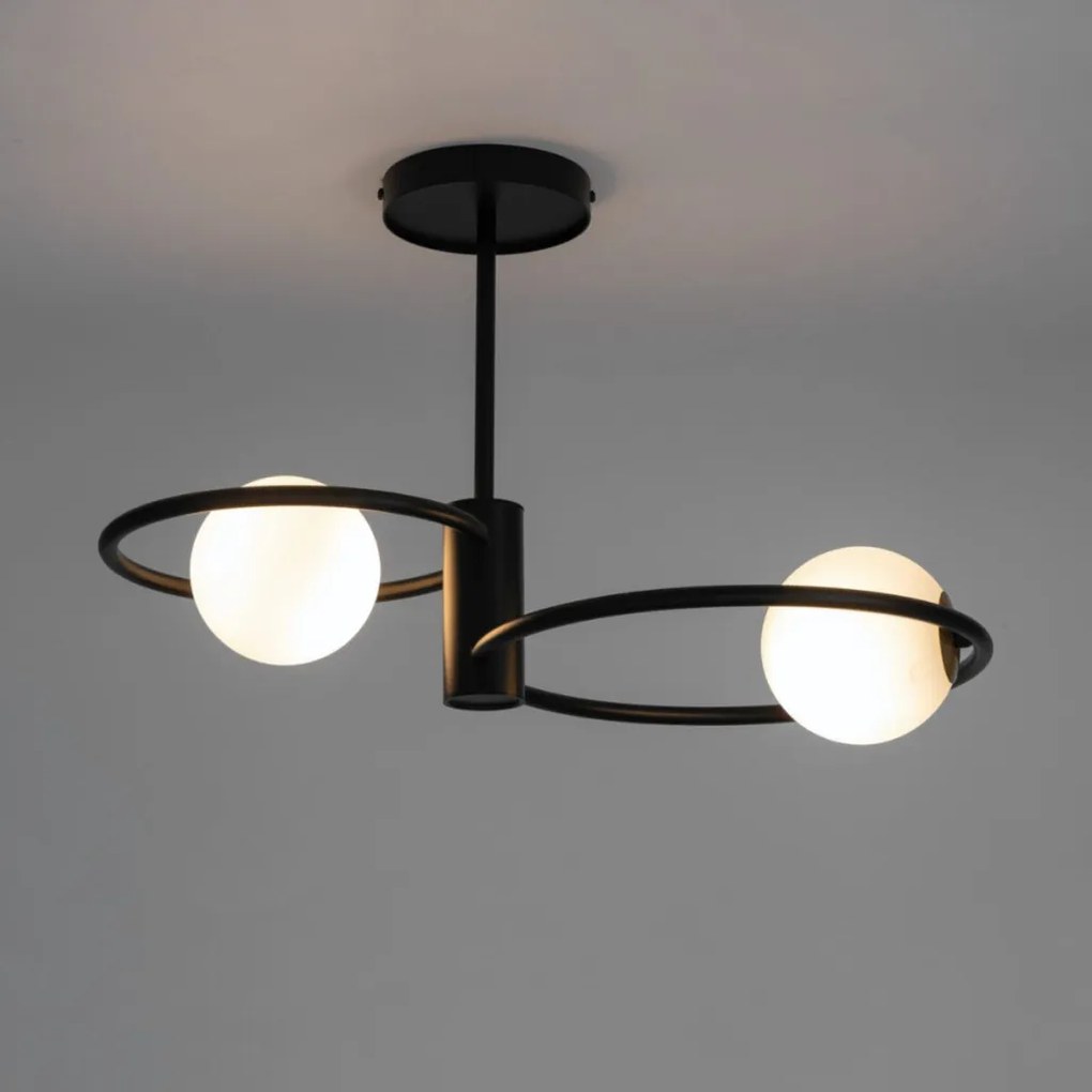 SIGMA LIGHTING 33462 AQUA Mennyezeti Csillár Fehér, Fekete G9 IP20