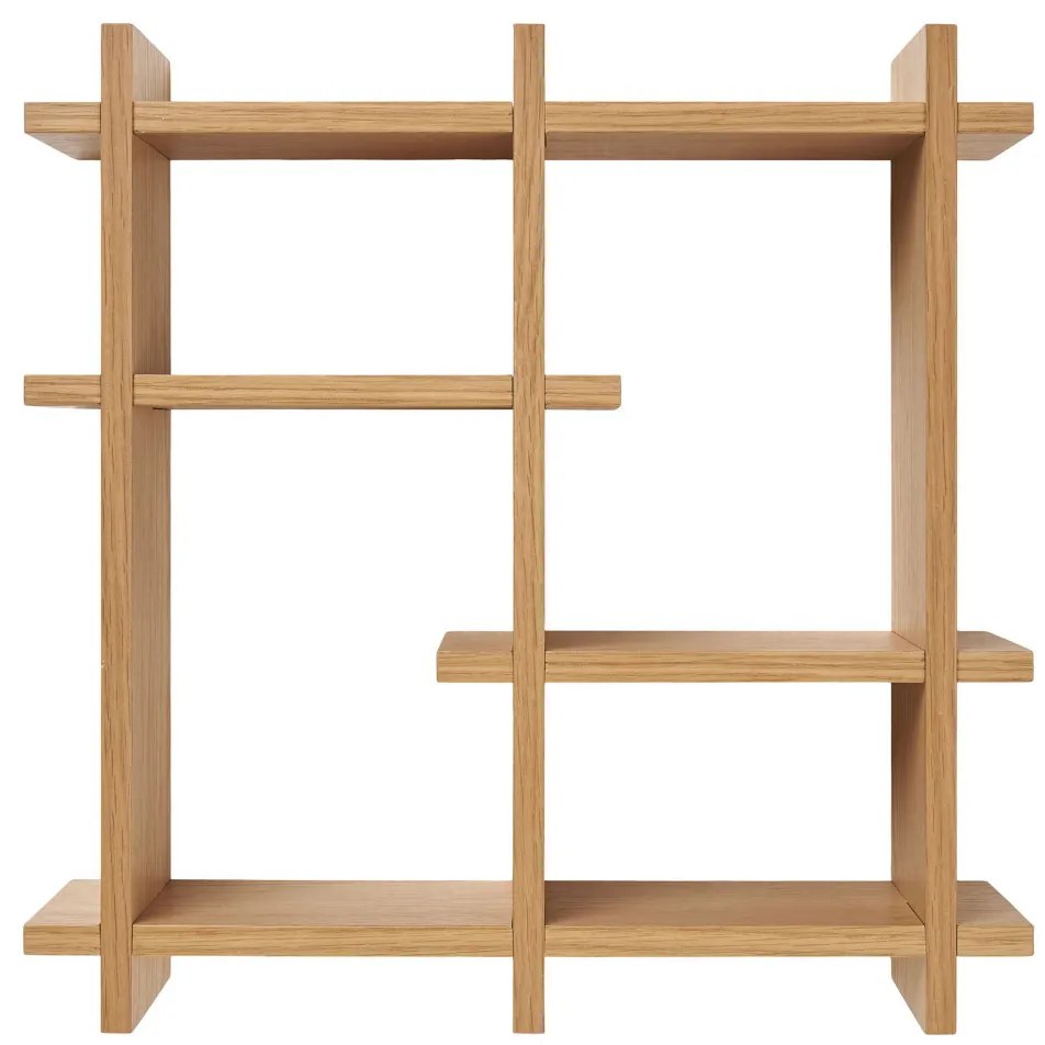 Olsberg fali polc tölgyfa furnér, natúr, 40x12x40 cm