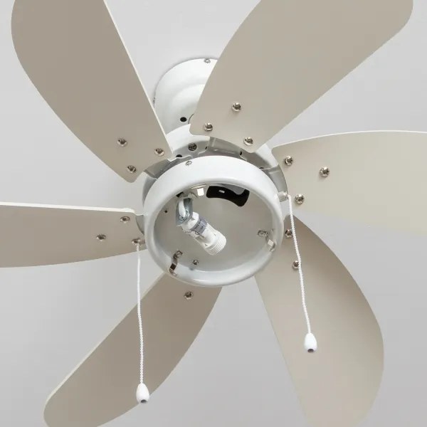 ZEVENTI - Mennyezeti ventilátor FAMARA 1xE14/60W/230V fehér