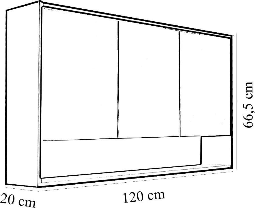 Porto 120 komplett fürdőszoba bútor sonoma tölgy színben