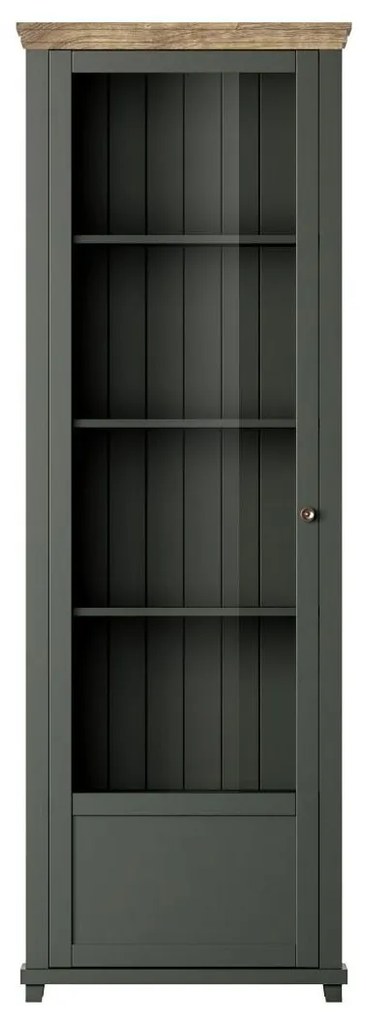 Vitrin Elvina Typ 05 (sötétzöld + lefkas tölgy) (B). 1022379