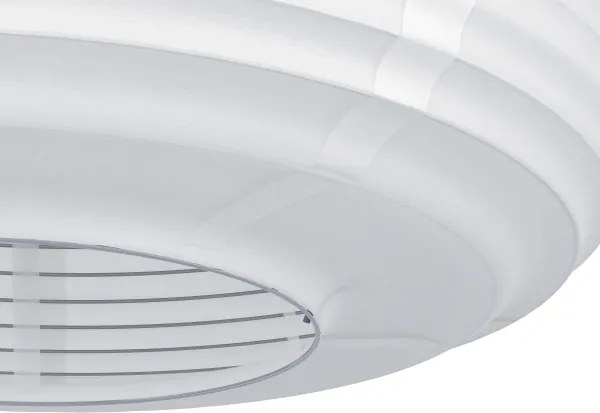 Eglo 44064 - Zsinóros függeszték SUMMERHILL 1xE27/40W/230V átmérő 40 cm fehér/bézs
