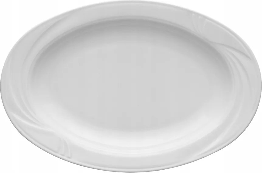 Lubiana Arcadia Ovális Tál Ételhez/Snackhez 24 cm Fehér Porcelán