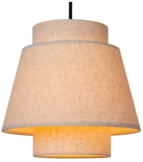 Lucide 21435/13/38 - Csillár zsinóron TRIBUTE 3xE27/40W/230V krémes