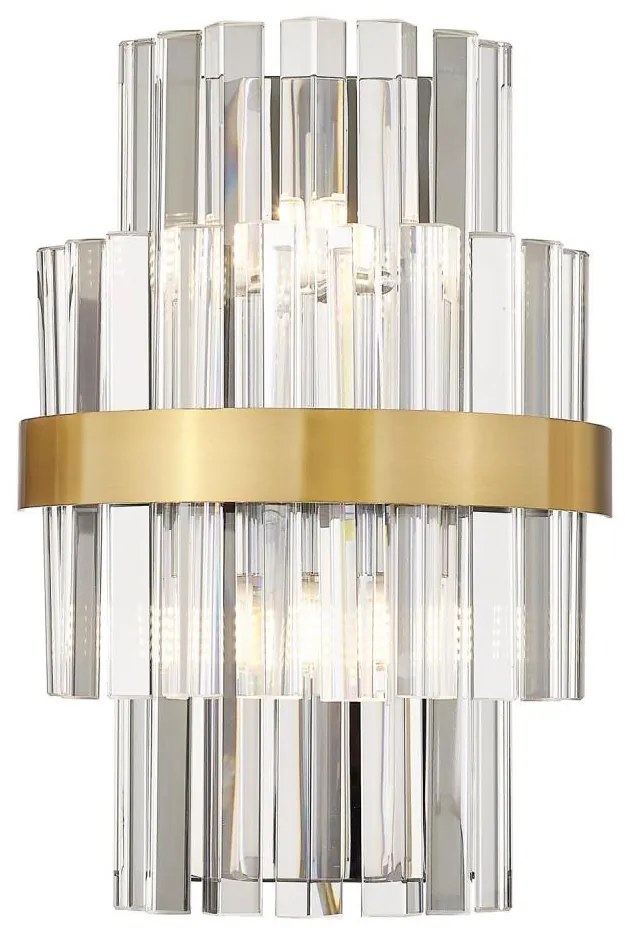 Zuma Line W0567-02A-B52G - Fali lámpa CONSTANTINOPLE 2xG9/28W/230V arany