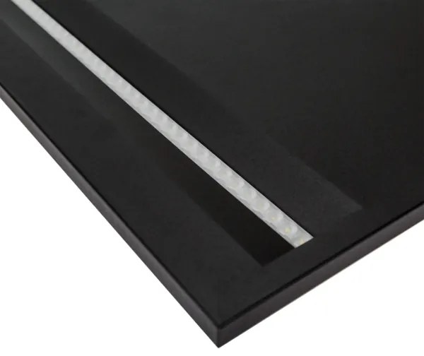 LED Panel ALGINE LED/44W/230V 60x60 cm 4000K UGR<16 fekete