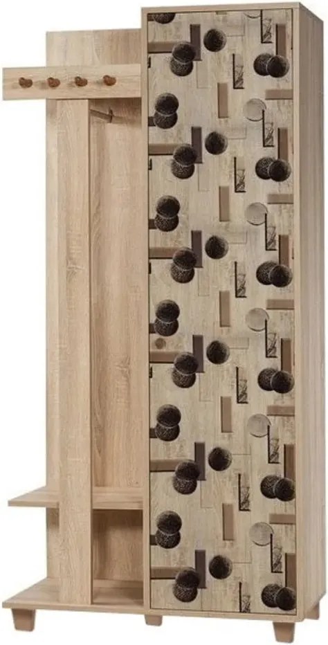 Garmanto előszobafal, 90 cm – TR869VEL4839