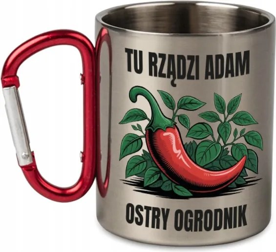 Fém Bögre Karabinerrel Éles Kertész 300 ML