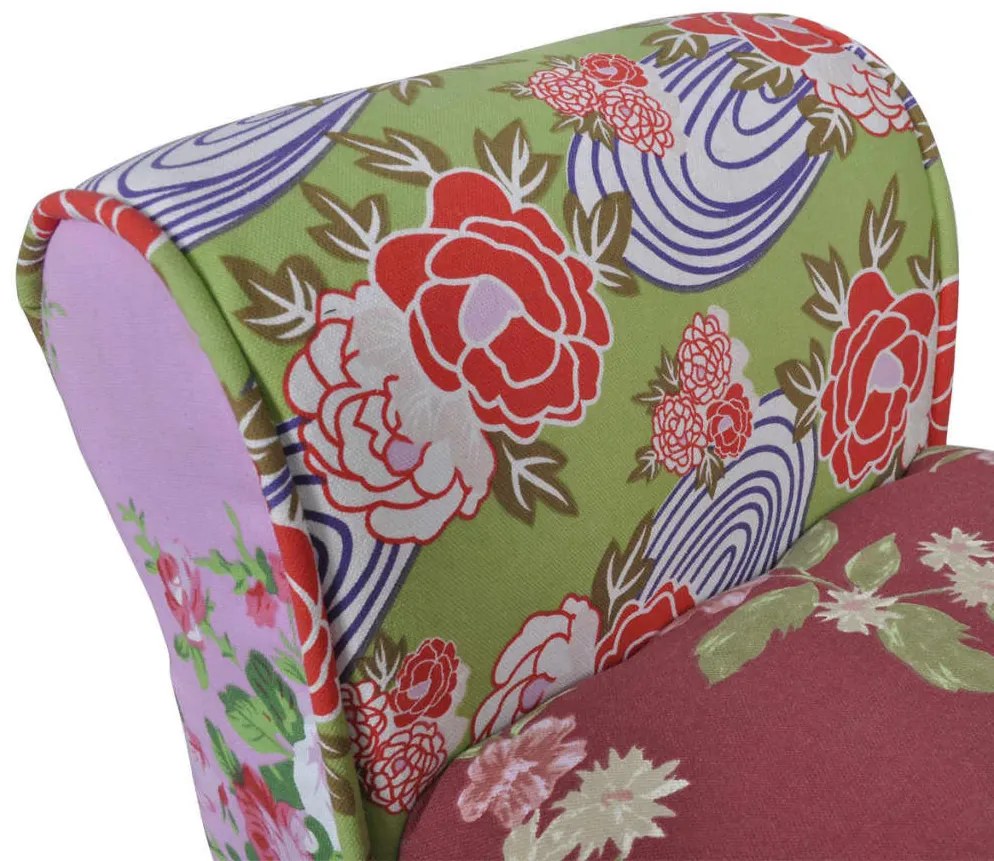 Patchwork pad virágos stílus