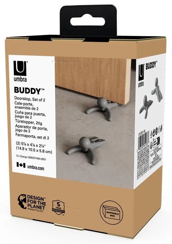 Ajtótámasz szett 2 db-os Buddy – Umbra