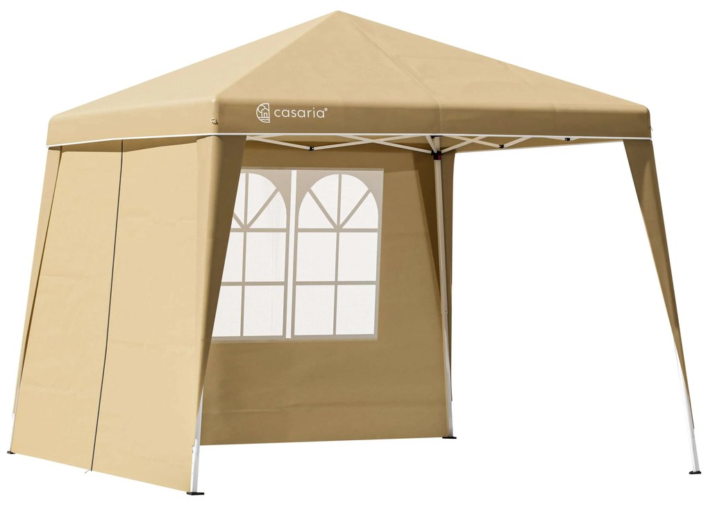 Deuba Kerti pavilon Capri 3x3 m - 2 oldalfal - bézs színű