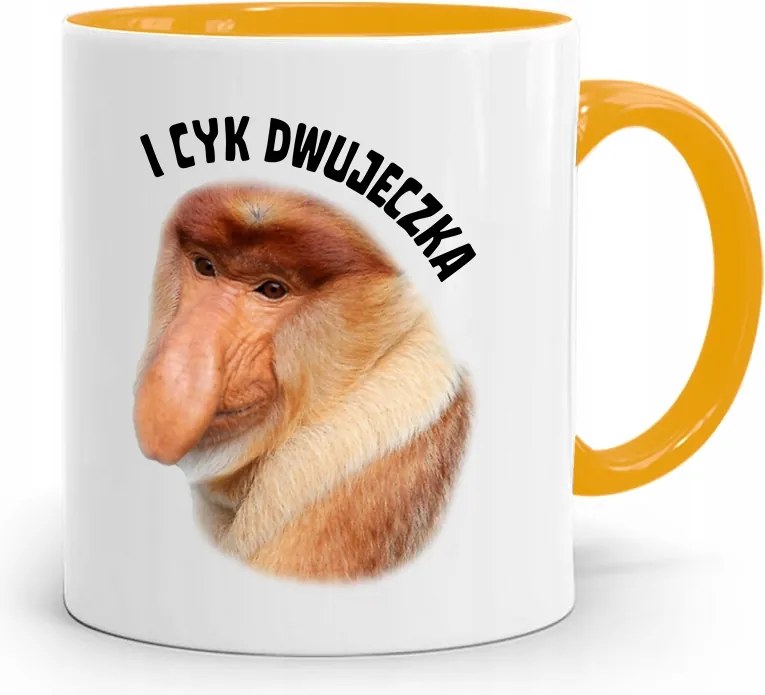 Sárga Hordozó Bögre Janusz Pompás Ez A Káposzta fényképes nyomtatással