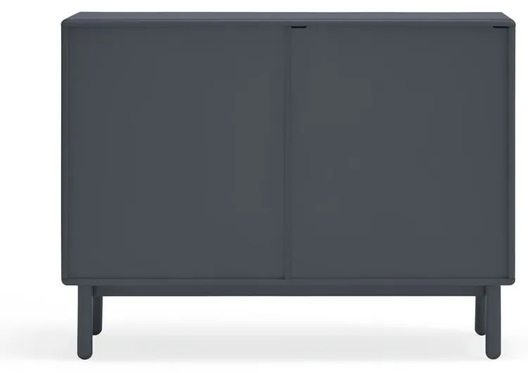 Sötétszürke alacsony komód 120x90 cm Corvo - Teulat