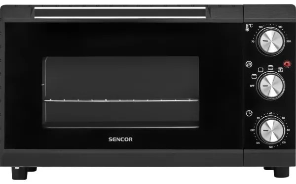 Sencor - Elektromos sütő 20 l 1650W/230V fekete