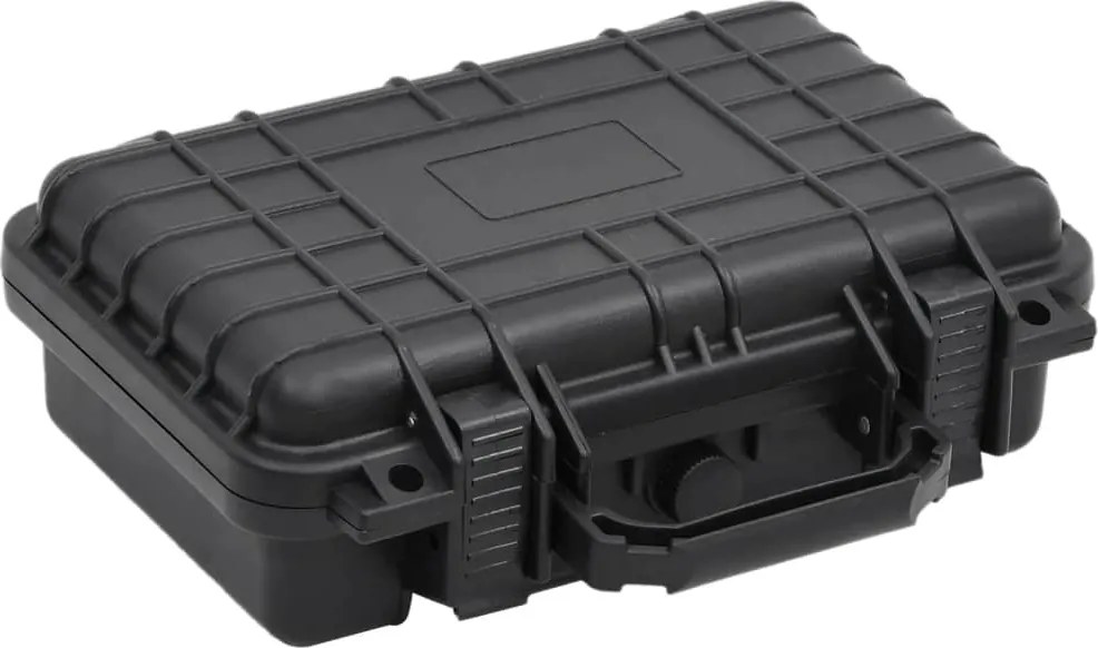 vidaXL fekete PP hordozható repülős tok 30x22x10 cm