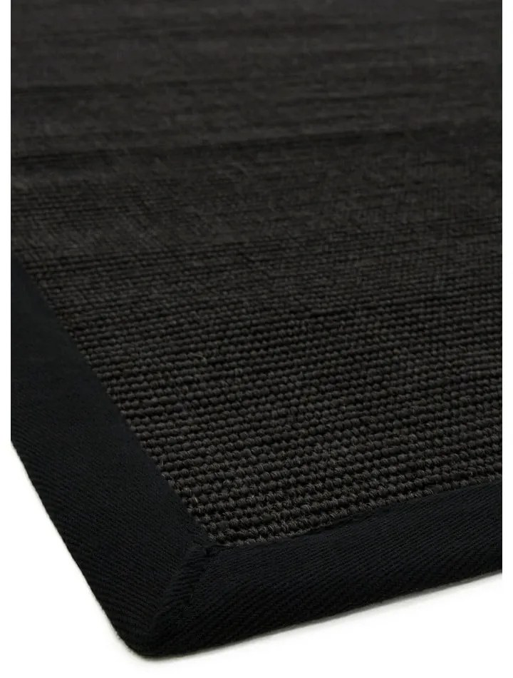 Fekete szőnyeg 300x200 cm Sisal - Asiatic Carpets