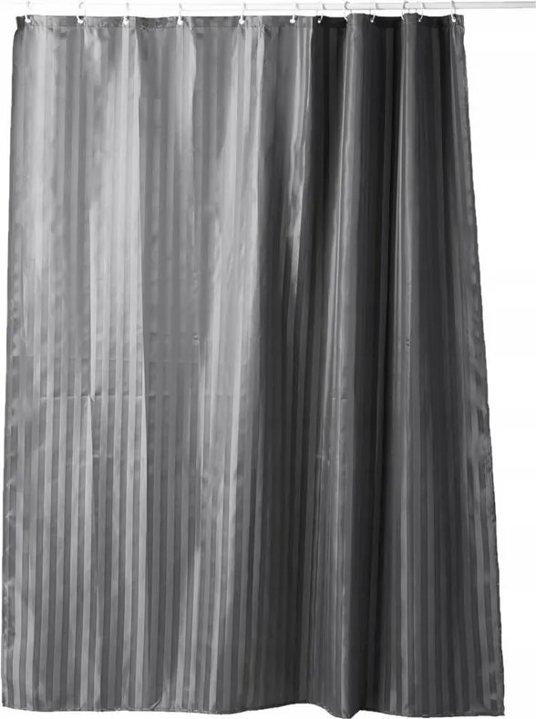 Zuhanyfüggöny Algua 180x200 poliészter szürke