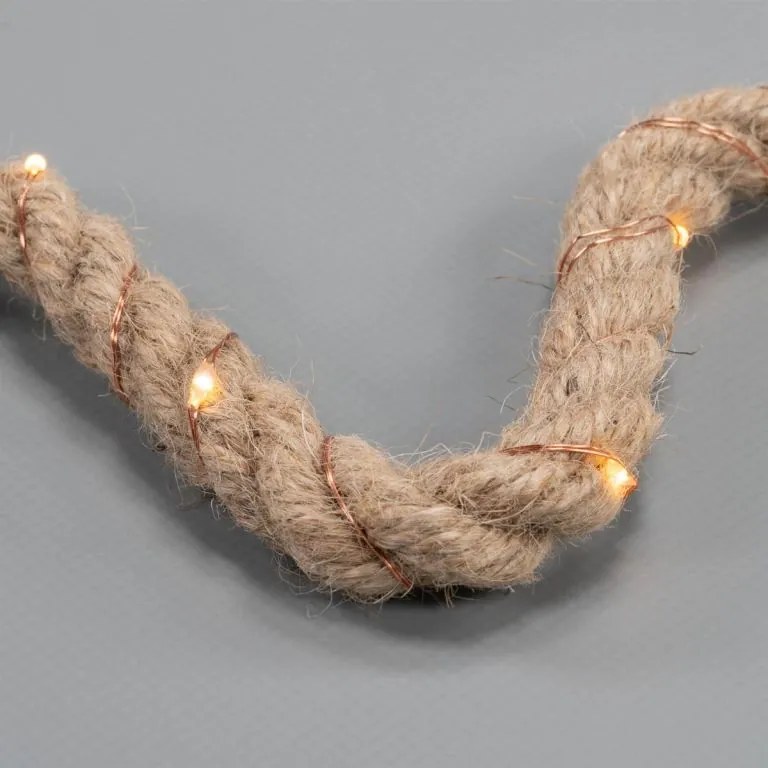 NEXOS Csillag karácsonyi dekoráció 15 LED meleg fehér 2 db