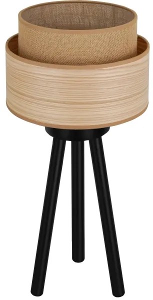 Brilagi - MONTANA BOHO asztali lámpa 1xE27/15W/230V barna/fekete