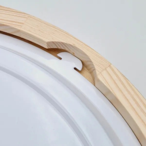 Fürdőszobai mennyezeti lámpa NATURAL 2xE27/15W/230V IP54 fenyő 27 cm