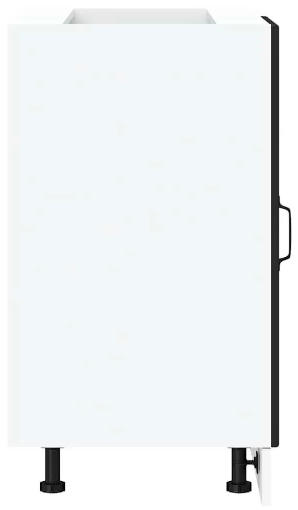 “Lyon” mosdó alapszekrény fekete színű fából készült szekrény