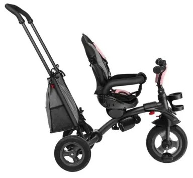 Lionelo - Gyerek tricikli TRIS rózsaszín/szürke