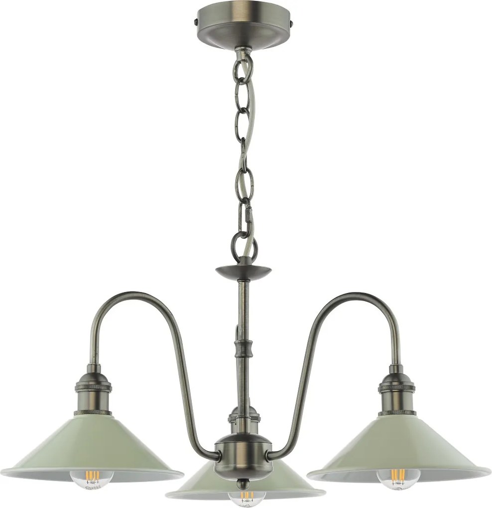 Dar Lighting modern csillár hadano antik króm taupe darhad0361-06