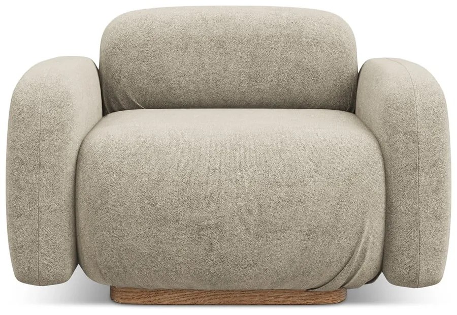 Bézs buklé kanapé modul Ailani – Makamii