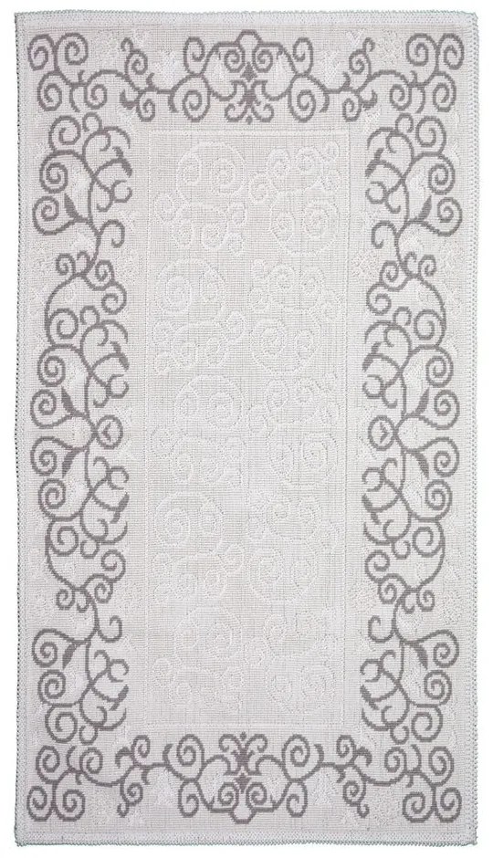 Orchidea sötétbézs pamut szőnyeg, 80 x 200 cm - Vitaus