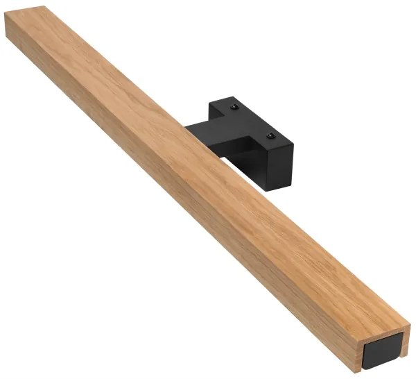 Brilagi-LED Fürdőszobai tükörmegvilágítás WOODY MIRROR LED/12W/230V IP44 tölgy/fekete