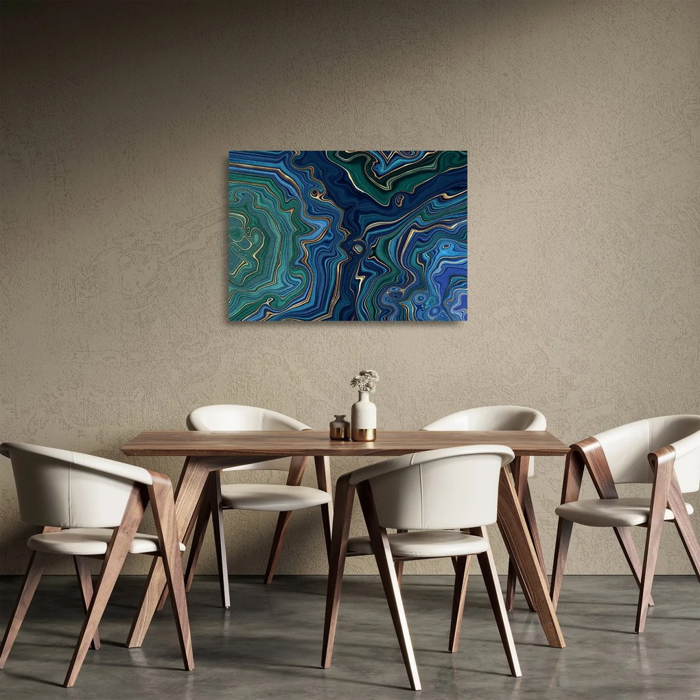 Kép - Achát márvány (üvegen) (70x50 cm)