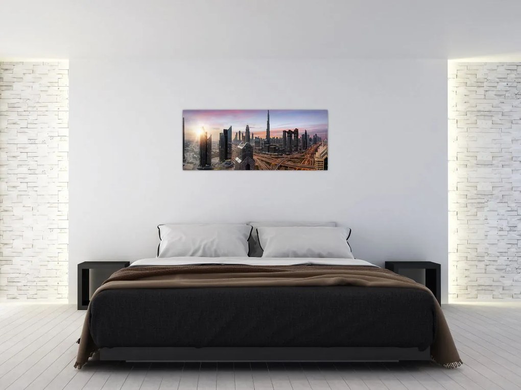 Kép - Dubai panorámája (120x50 cm)