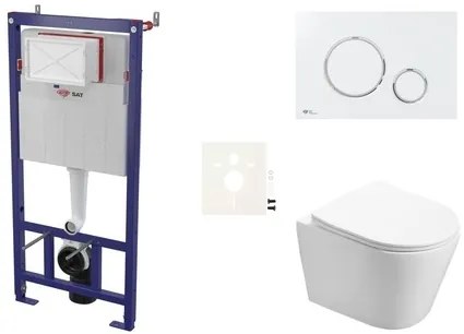 Fali WC szett SAT előtétfalas szereléshez + SAT Infinitio WC SIKOSSIN70K