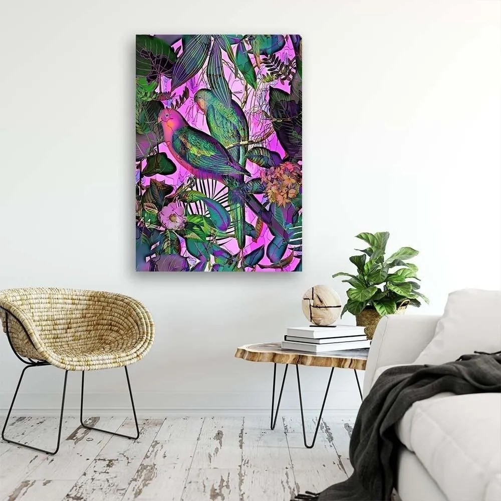 Gario Vászonkép Trópusi színes madarak - Andrea Haase Méret: 70 x 100 cm