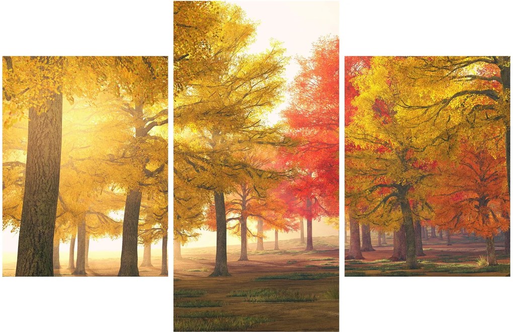 Őszi fák képe (90x60 cm)