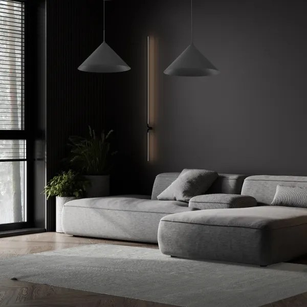 Kábelcsillár CAPITAL 1xGX53/15W/230V Ø 46 cm fekete