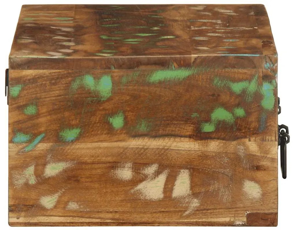 tömör újrahasznosított falra szerelhető TV-szekrény 60x30x19 cm