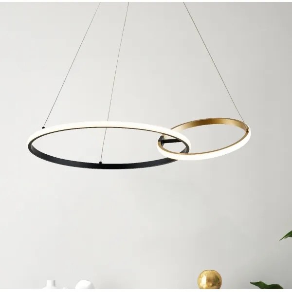 Zuma Line 20002P-GD - LED Csillár zsinóron RANDO LED/36W/230V 3000/4000/6000K