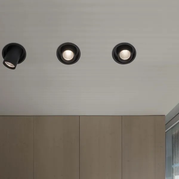 Ideal Lux - LED beépíthető mennyezeti spotlámpa NOVA LED/12W/230V CRI 90 fekete