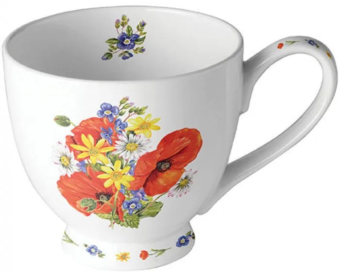 Field bouquet virágos porcelán bögre 400 ml