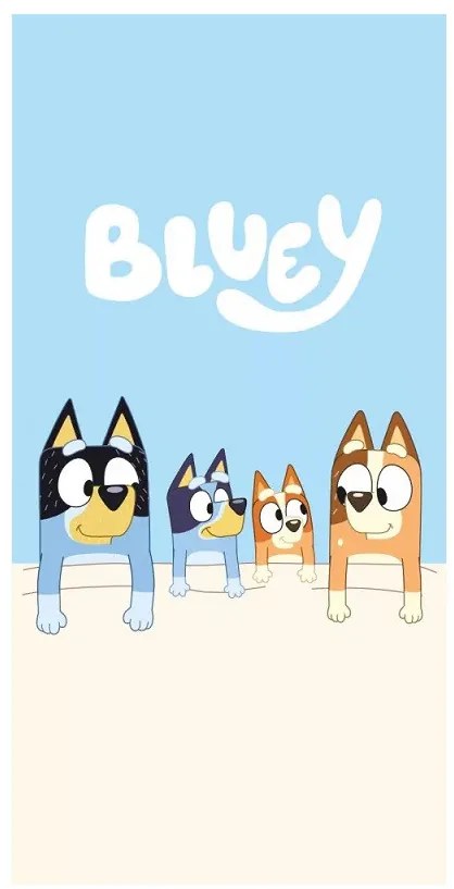Bluey Sleep fürdőlepedő, strand törölköző 70x140cm