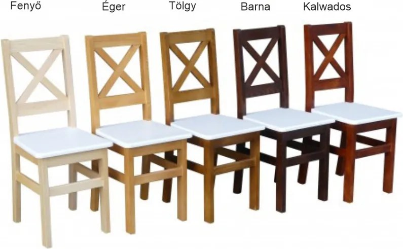 Étkezőszék Dolores két színnel