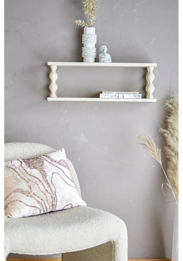 Fehér többszintes fali polc 60 cm Salino – Bloomingville