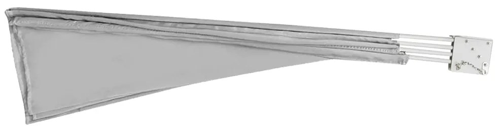 Legyező árnyékoló erkélyre, 140 cm, 2 színben-szürke