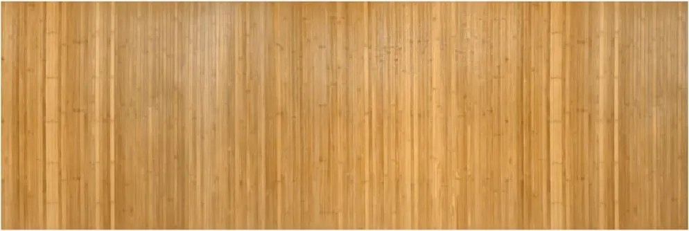 vidaXL négyszögletű természetes bambusz szőnyeg 100 x 300 cm