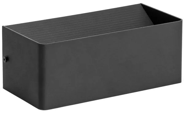 Aigostar - LED Fali lámpa LED/12,5W/230V 20x10 cm fekete