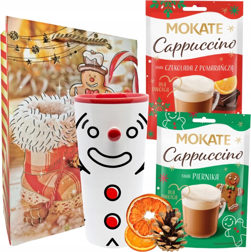 Ajándék szett Karácsonyi bögre Mikulás Nőknek