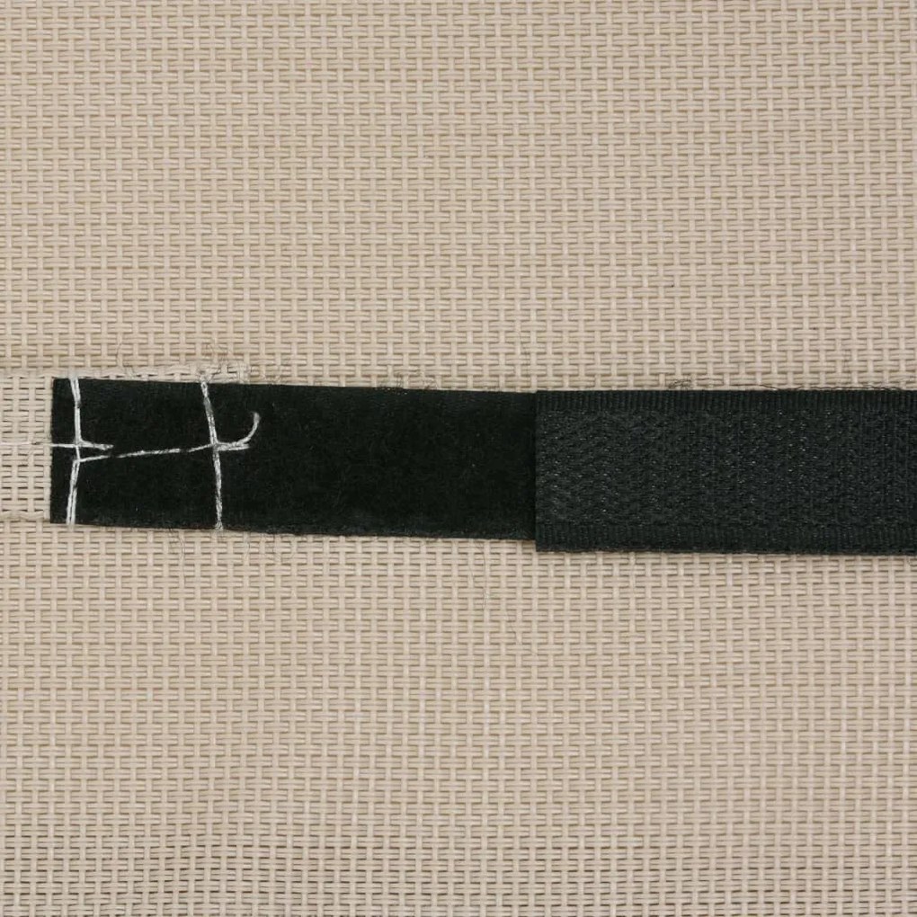 krémszínű textilén napozóágy-fejtámla 40 x 7,5 x 15 cm
