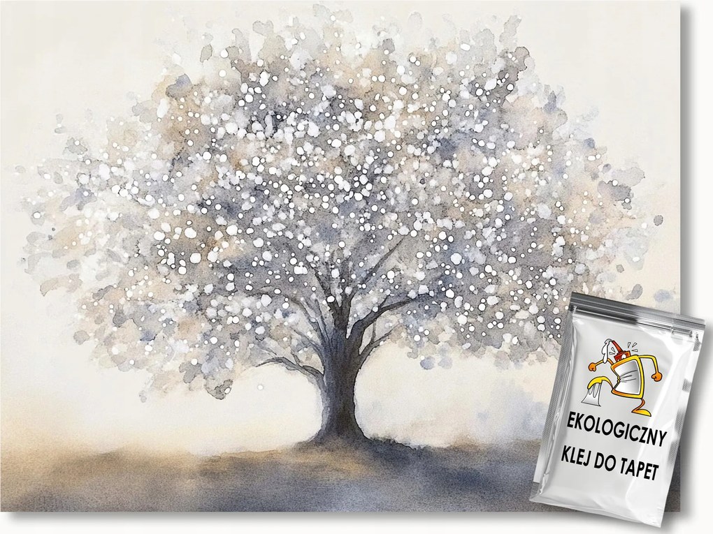 Fotótapéta Flizelina Természet Fa Virágok Tavasz Köd Boho 300x210 ragasztó